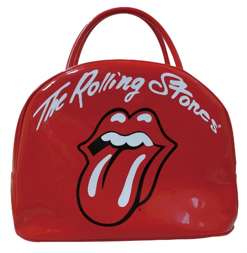 The Rolling Stones ロゴ入り 合成皮革 バッグ 大きめ The Rolling Stones ロゴ入り 合成皮革 バッグ 大きめ
