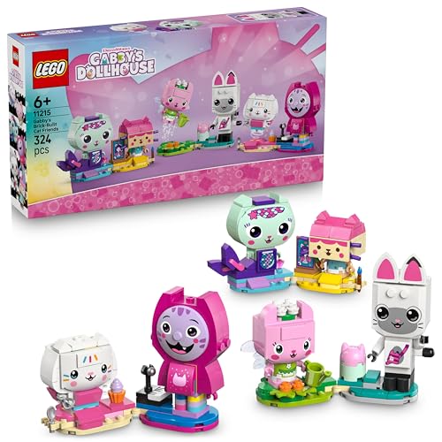 Image of LEGO Gabby's Dollhouse Gabby's Brick-Built Cat Friends - Animal Figures - Pretend Play Toys - 11215
