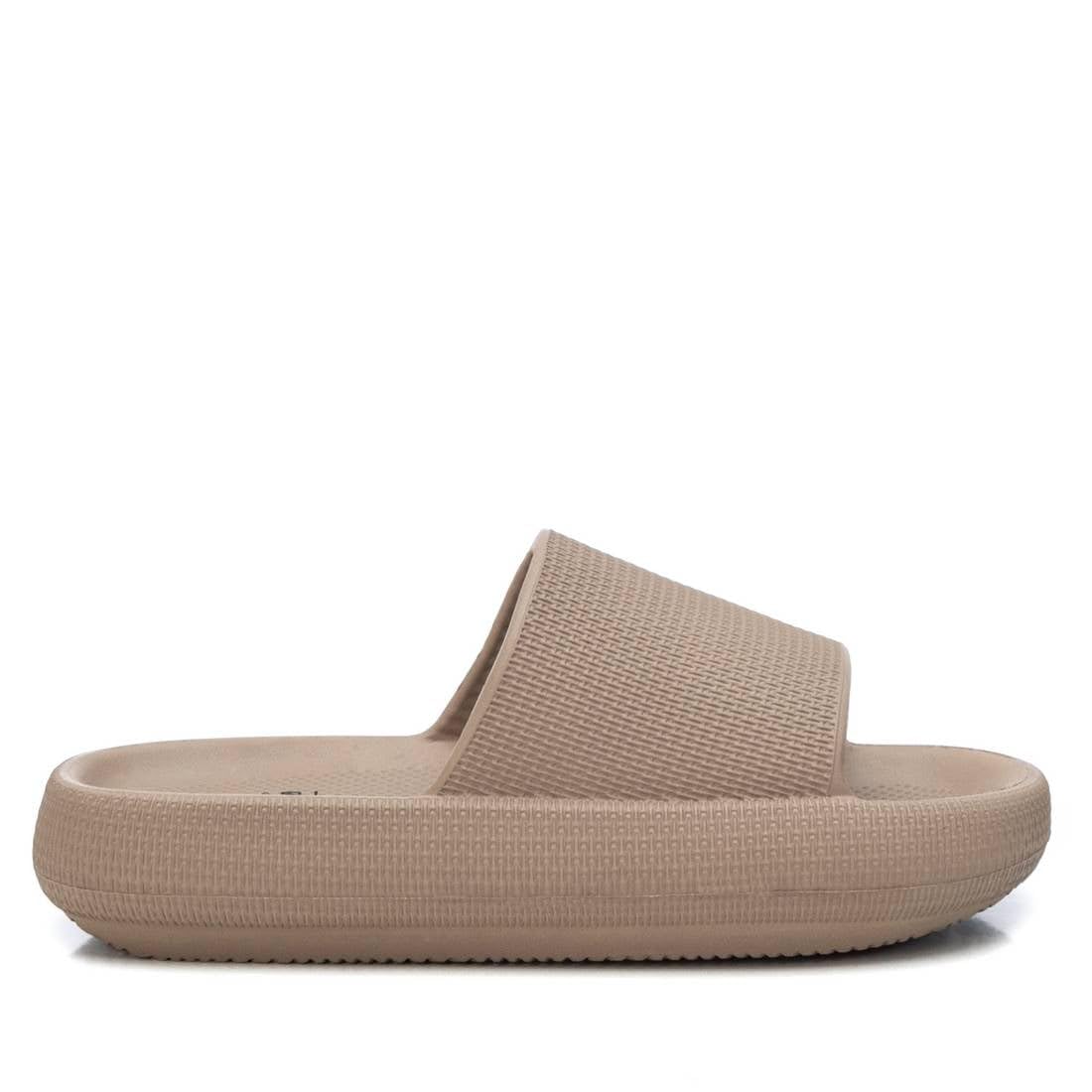 XTI 0 44489 44489 Flat Sandal, TAUPE, 7 UK