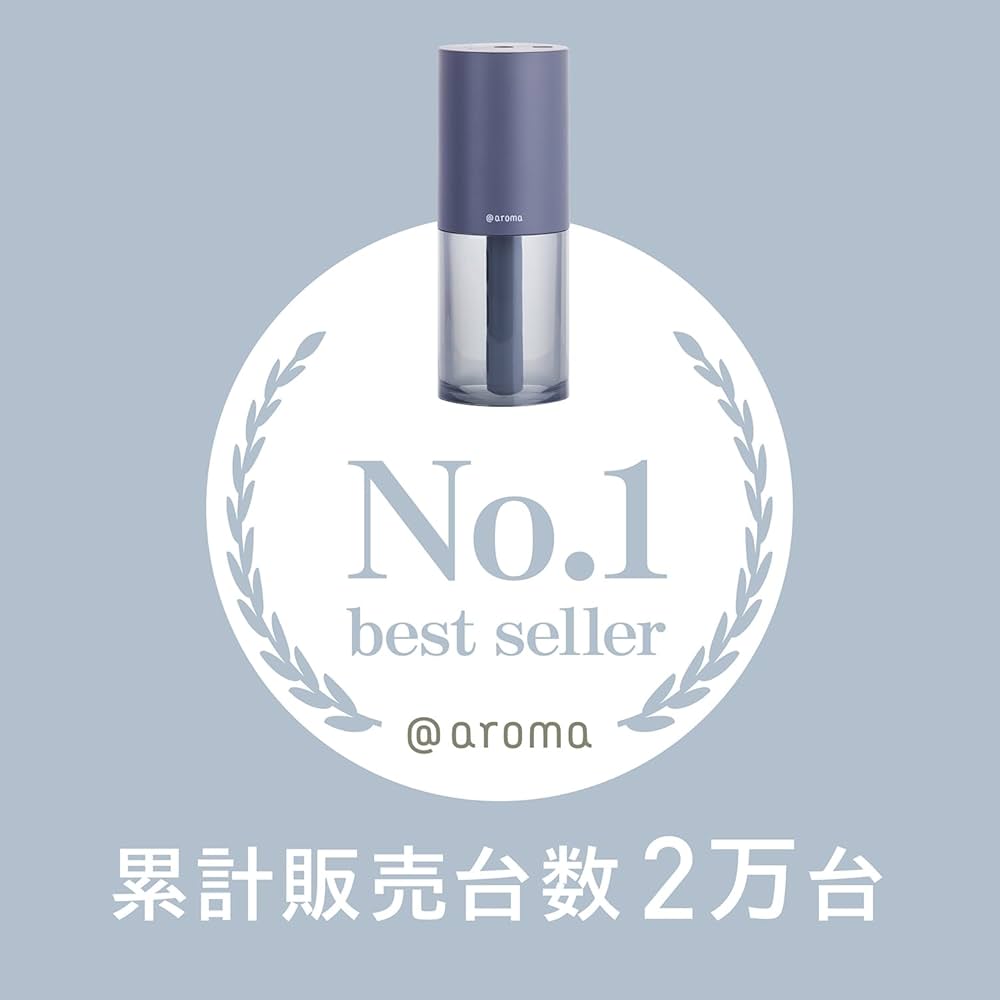 @aroma/アットアロマ/ピエゾ ディフューザー/solo/ソロ/グレー Amazon.co.jp: アットアロマ ディフューザー ソロ (グレー