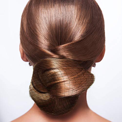 image for Chuangdi Hair Nets and U-shaped Pins Set 100 Pieces 20 Inches Invisibl