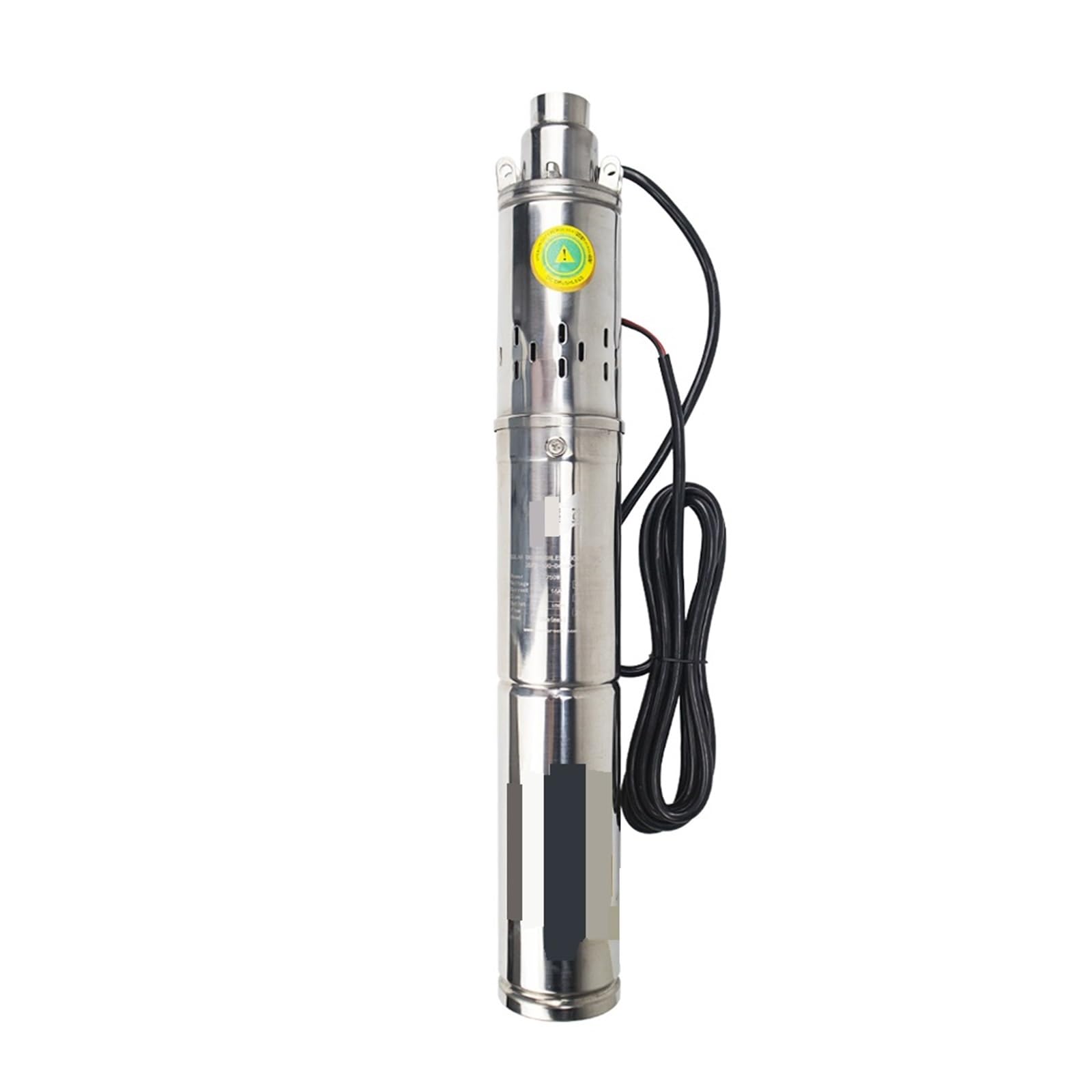 370W 24V Solar System DC Deep Well Pump Flow 2T/H Stainless Steel Submersible for Agriculture Powerful Water Flow