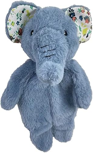 Pet Lou Floppy Elephant - Juguete chirriante de felpa para perro, 13 pulgadas de altura, color azul