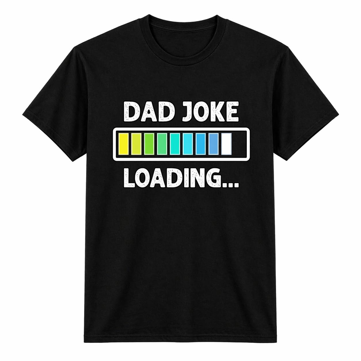 Bestafiesta Men's Black Fathers Day Funny Dad Gifts For Him T-Shirts For Uk Dad Joke Loading Birthday Father's Day Step Dad M (Medium)