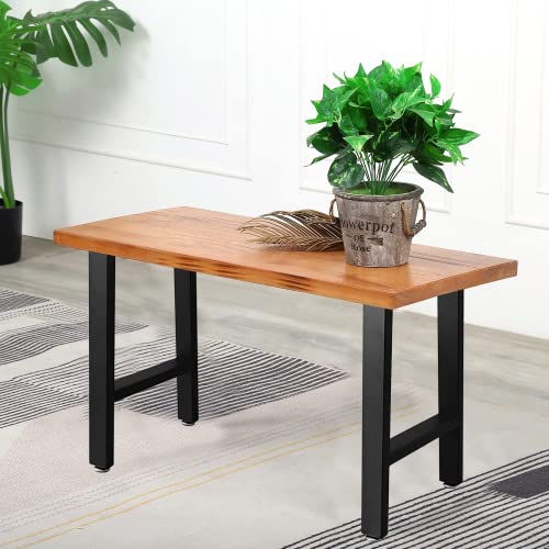 Iteelas Table Legs 16 Inch Bench Legs Furniture Legs Heavy Duty Sofa Legs Metal Coffee Table Legs Set Of 2 Mid Century Home Diy Projects Black Legs Furniture 15.7" H×11" W #TOP1