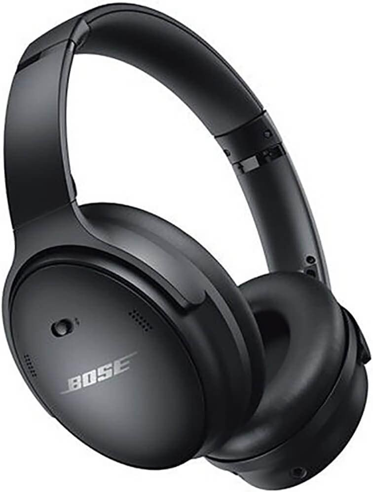 Bose Quietcomfort 45 Bluetooth Wireless Over Ear Headphones with Mic Noise Cancelling - Triple Black