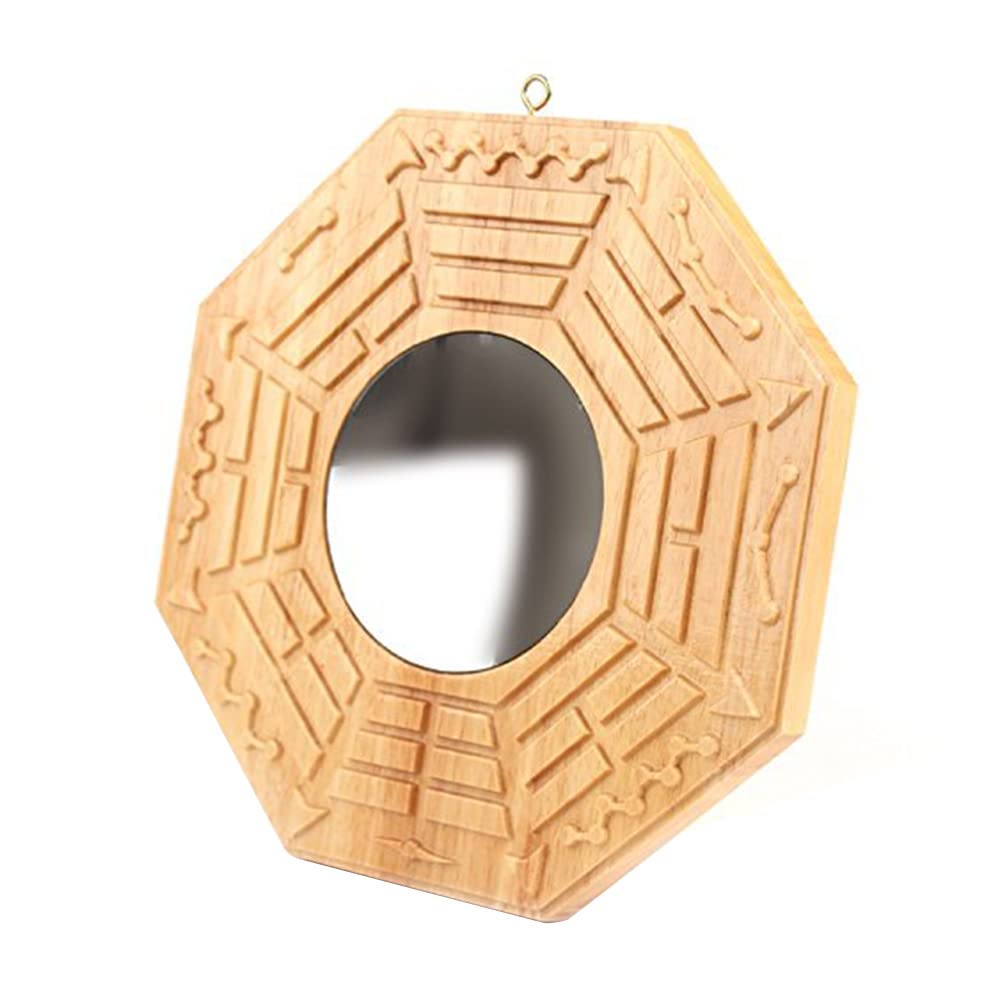Bagua Feng Shui Outdoor | Wooden Chinese Feng Shui Convex/Concave - Chinese Bagua for Protection Against Harmful Special