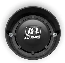 Sirene Para Alarme PIEZOELÉTRICA JFL 115 Db Preto 12 Volts