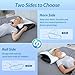 SWZEC Ergonomic Memory Foam Sleep Pillow - Cervical Support for Back & Side Sleepers (Grey)