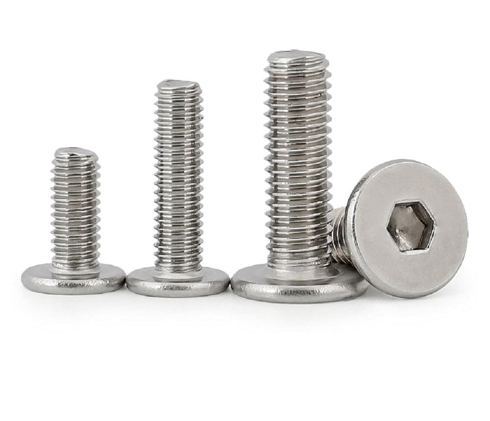 Viti Brugola Acciaio Inox 304 Viti M5 In Acciaio Inox 304 A Testa Bassa | Con Esagono Interno, Ultra Sottili, Lunghezze 5-30mm, Per Applicazioni Compatte Samsung M 15 - Foto 6
