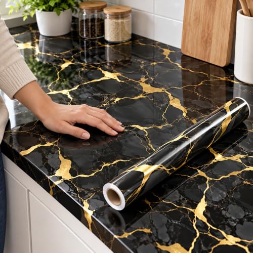 Image of Marble Design Wallpaper Roll Wall Covering For Living Room 60*200