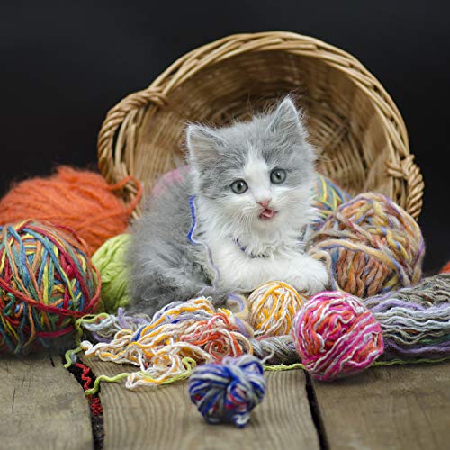 Image of 6 Pieces 50 g Crochet Yarn Multicolor Acrylic, 4-ply, Vibrant Colors