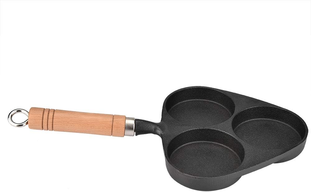 Omelette Maker, 3 Molds Egg Frying Pan Pancake Molds Egg Pans Nonstick Egg Poacher Pan Egg Rings for Frying Eggs for Kitchen