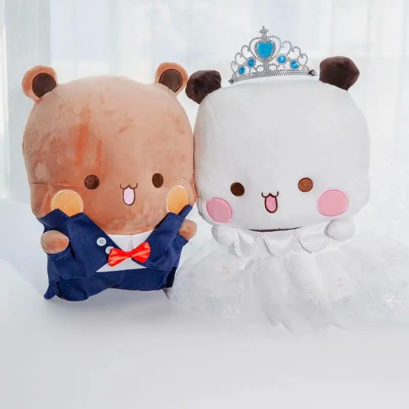 Image of Bubu Dudu Plush Soft Toy-Adorable Cuddly Dudu Groom Plush for Kids and Adults,for Kids,Boyfriend,Girlfriend,Birthdays,Anniversaries,and Collectors-Ultra-Soft,Durable,and Lovable Design