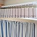 WeeksEight 44 Pack White Curtain Rings with Clips, Curtain Hooks Hangers Clip Rings for Hanging Drapes Bows Hat, Drapery Rings 1 in I D, Fits up to 5/8 in Diameter Curtain Rod.