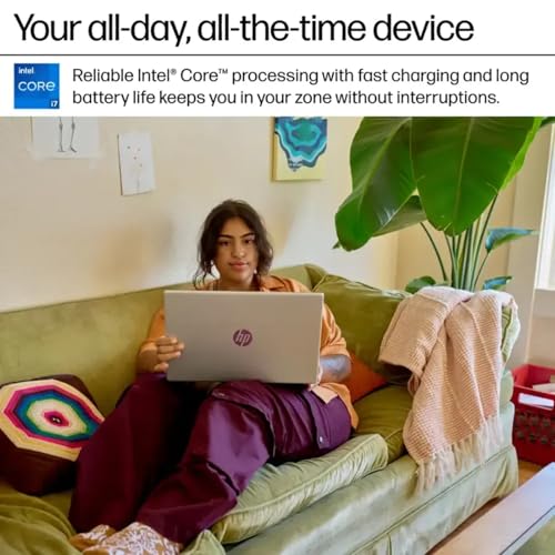 Image of HP 15.6 Touchscreen Laptop for Business, Intel 13th Gen i7-1355U, 32 GB DDR4 RAM, 1 TB SSD, 15.6 inch FHD Touch Display, Iris Xe Graphics, Fast Charge, Windows 11 Pro