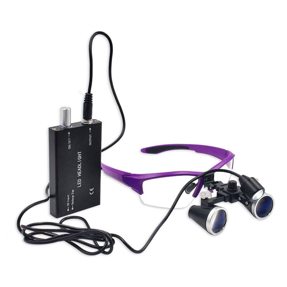 Buy Medical Dental Surgical Loupes,3.5x Twoway Adjustment Goggles Frame Binocular Magnifying