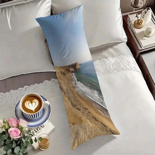 Coussin grossesse confortable avec taie de traversin 140 cm à zip - 2