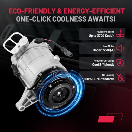 Image of BDFHYK 68221 AC Compressor with Clutch Compatible with Buick LaCrosse