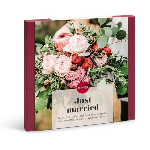 mydays Geschenkbox Just Married Hochzeitsgeschenk für 2 Personen freie Erlebnis-Auswahl an ca. 419 Orten