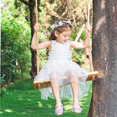 Image of Felix & Flora Toddler Flower Girl Dress Shoes - Girl Ballet Flats Party School Shoes Wedding