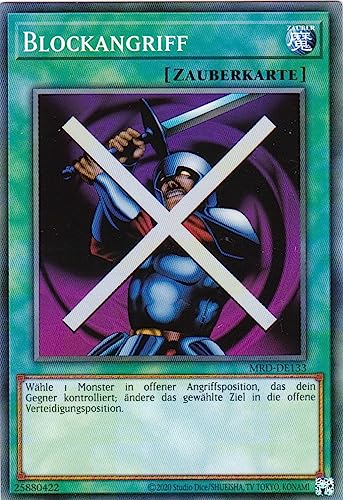 Preisvergleich Produktbild MRD-DE133 - Blockangriff - Common - Reprint - Deutsch - Metal Raiders (25th Anniversary Edition) - mit LMS Trading Fieldcenter-Karte Yugioh