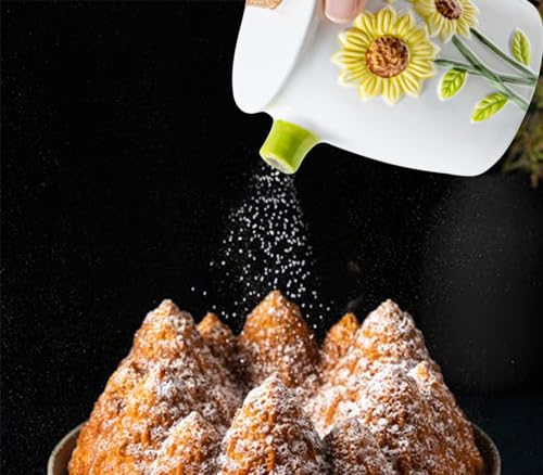 Dispensador de azúcar de girasol cerámico con 50% de descuento