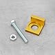 ECSiNG 2 Stück 15 Mm Lochdurchmesser Motorrad-Kettenspanner CNC-Spanner für Dirt-Motorrad-Motorräder 50 Cc 70 Cc 90 Cc 110 Cc 125 Cc Gold