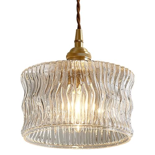 Suspension décorative balcon lustre en verre pour un éclairage doux E27 - 2