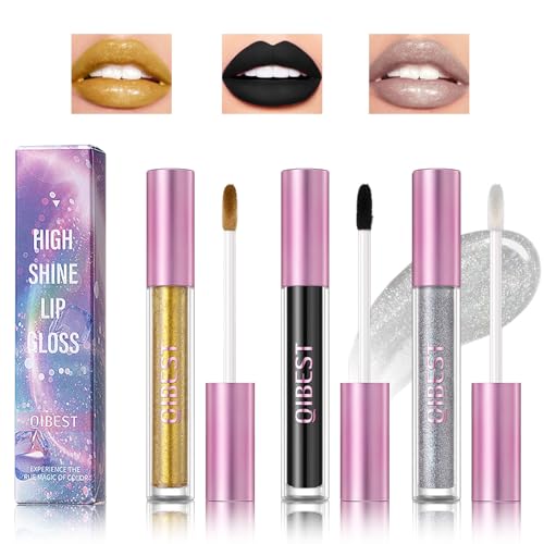 Desing Wish 3 Piezas Pintalabios Permanente Pintalabios Negro Rojo Labiales Mate Larga Duracion Blanco Labial Lip Tint Gloss Stain Brillo Tinta Barra Labios Tinte Lipstick Maquillaje Set Mujer Regalo