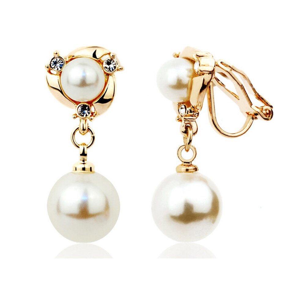 ACEFEEL JEWELRYAcefeel Clip On Earring For Women Pearl Non Pierced Clip Earrings