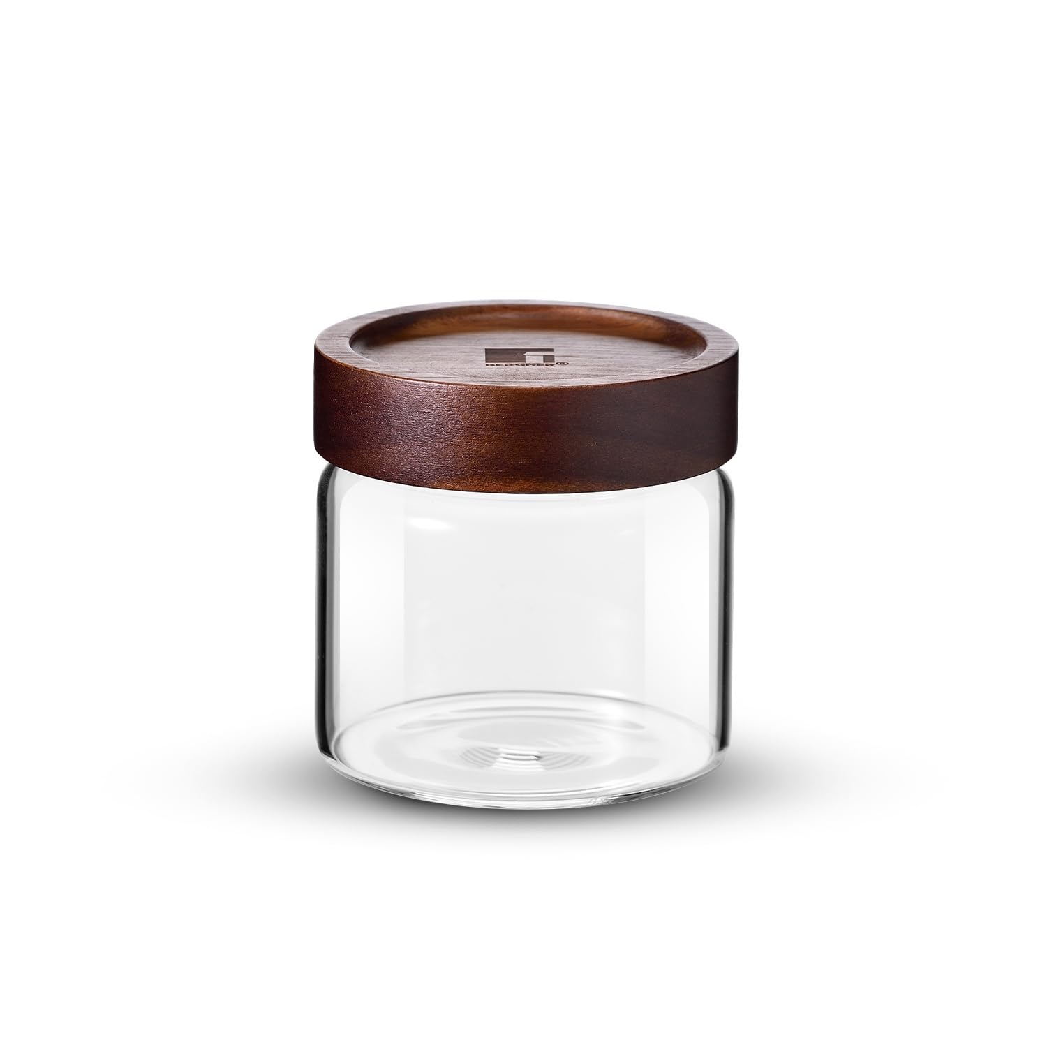 BERGNER Acadia Borosilicate 550ml Glass Jar with Solid Wood Lid, For Storing and Preserving Sugar, Flour, Tea, Coffee, Spices, Oats | Airtight Multipurpose Glass Container for Kitchen — Amazon image 15