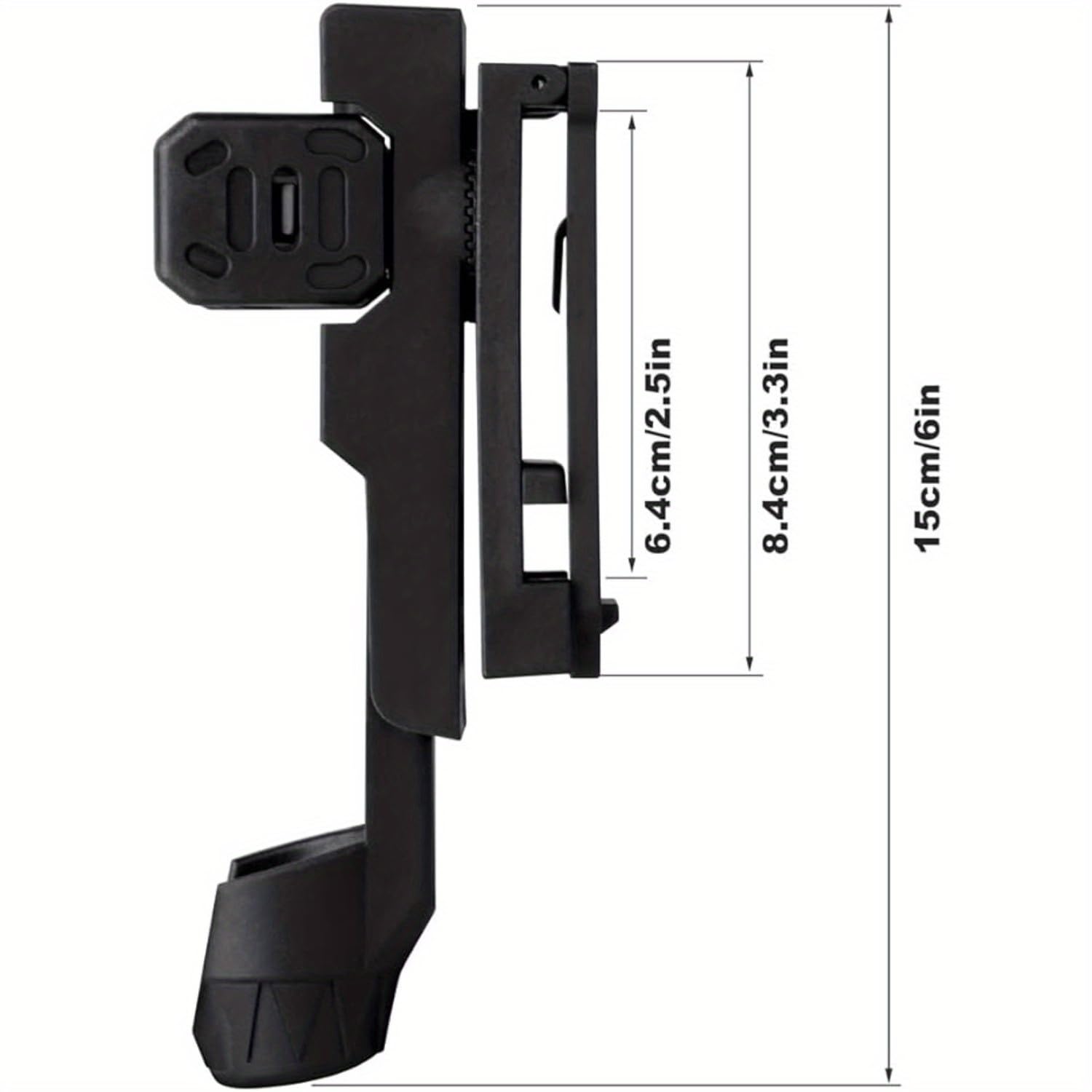 Expandable Baton Holster, 360 Degree Duty Belt Flashlight Holder Telescopic Baton Holder,Tactical Baton Pouch for 21