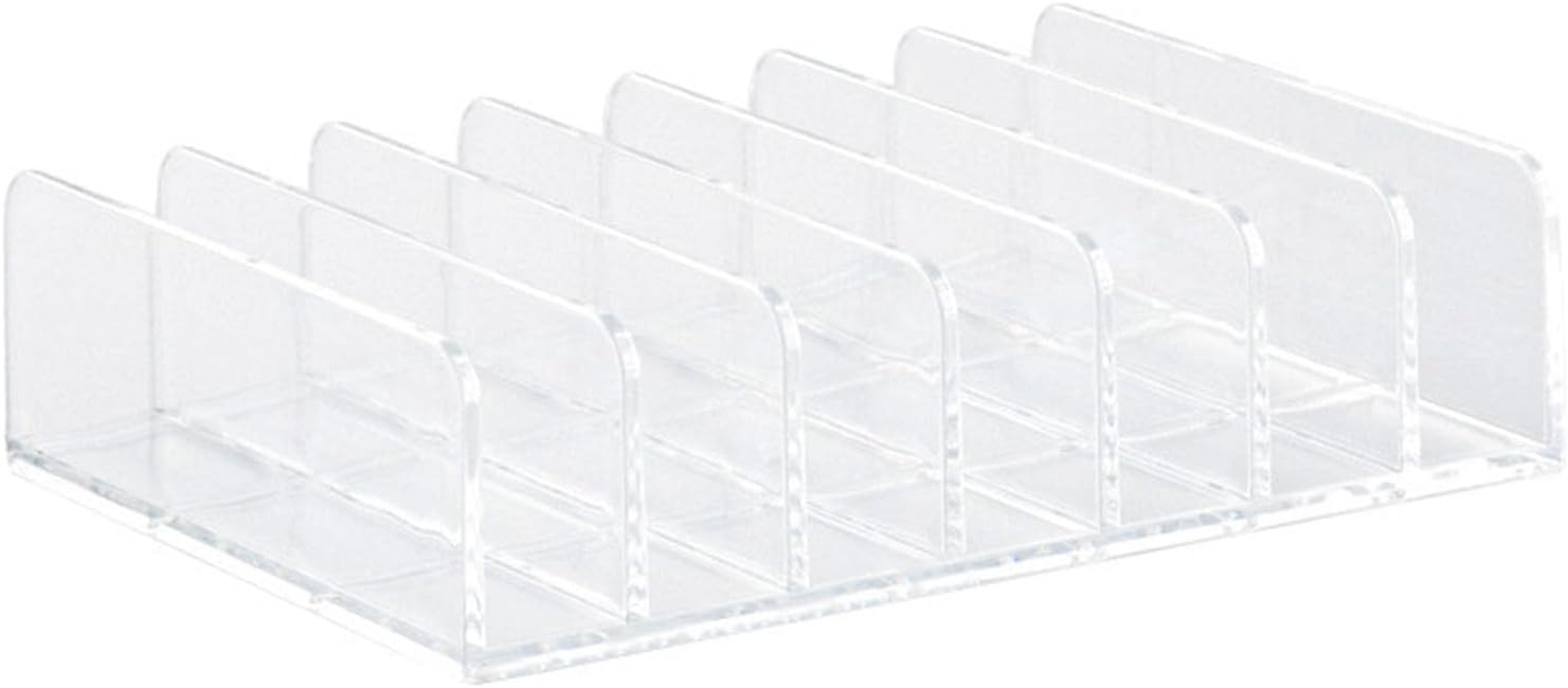 7 Slot Makeup Palette Organizer for Vanity Desk (Small Size: Fits