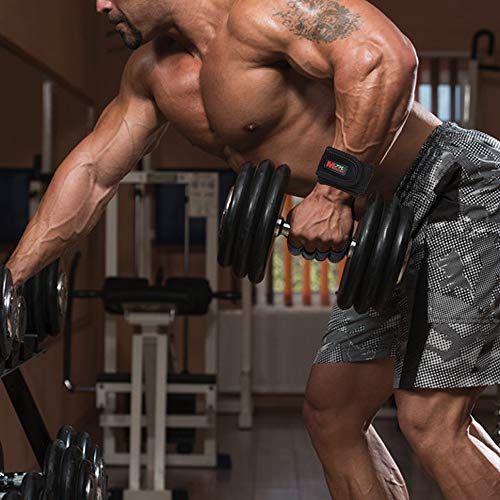 Apoio de pulso, Andoer Luvas de levantamento de peso Proteção Wrist Wraps Luvas de fitness para pull