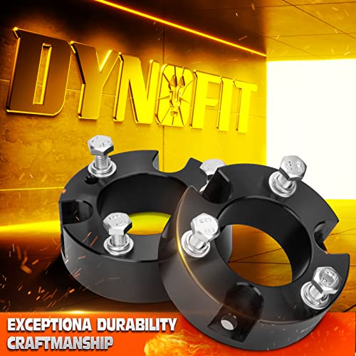 Image of Dynofit 2.5 Inch Front Leveling Kits for 2019-2026 Ford Ranger and 2021-2026 Bronco(Not for Sport or Raptor) 2WD 4WD, Raise 2.5 inch Strut Spacer Suspension Lift Spacers