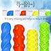 4-Pack Ergonomic Textured Pencil Grips – Sensory Fidget Sleeves for Kids & Adults, Calming & Stress-Relief Support for Focus, Quiet Classroom Tool, Soft Non-Slip Design Fits Most Pencils