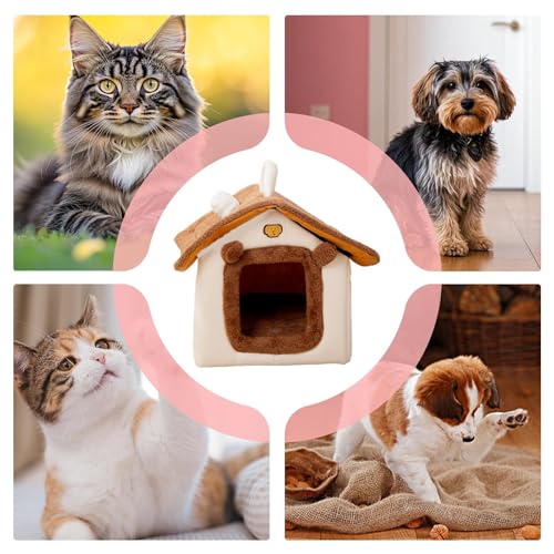 Nichoir d'intérieur pour chat peu encombrante - Lit d'hiver pour chambre, salon et balcon
