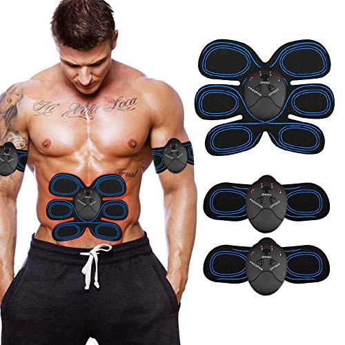 Abs Stimulator,EMS Abdominal Toning Belt for Men Women Abdominal Work Out Ads Power