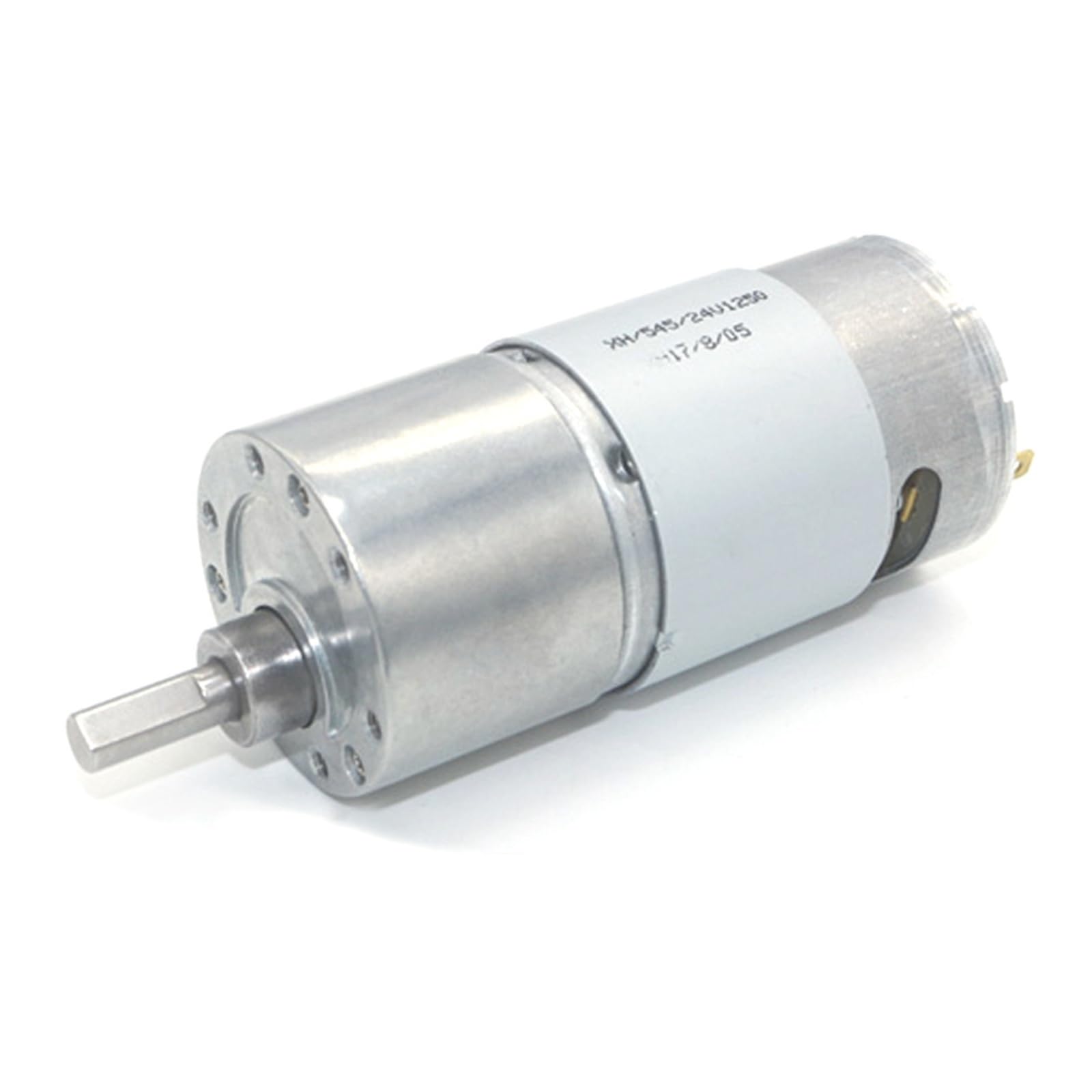 JGB37-545 Moteur électrique à couple élevé CC 12 V 24 V 7 à 1000 tr/min réversible en métal avec encodeur pour robot de voiture intelligente (type C, 600 tr/min, 12 V)
