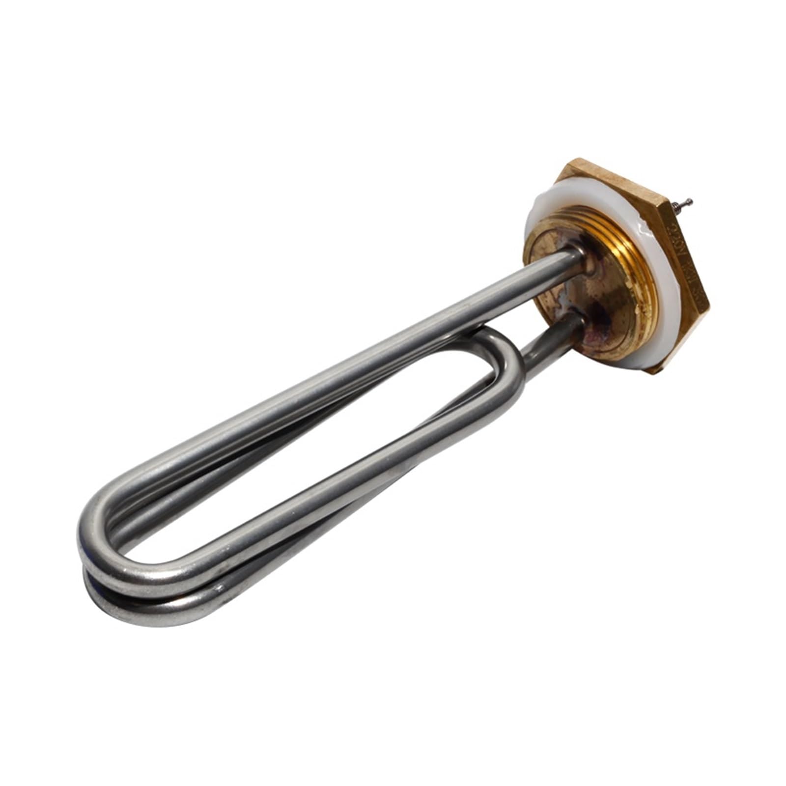 Resistenza per scaldabagno, Elemento riscaldante ad immersione con filettatura in ottone DN32 SUS304 (160-215) mm 1-2,5KW for serbatoio caldaia(2.5KW 215mm Tube)