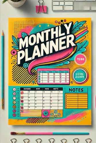 Innovative Monthly Planner for Work Efficiency, Health, and Personal Growth