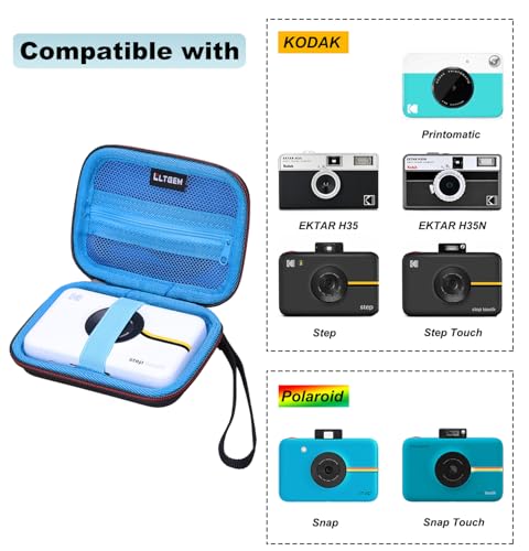 Funda rígida azul para impresora fotográfica Kodak Step miniatura 2