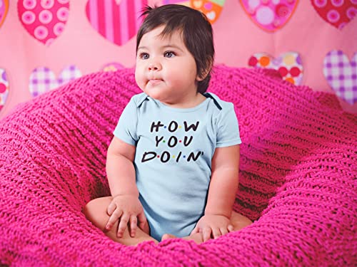 Pop Threads How You Doin Quote Funny 90s Retro Infant Baby Boy Girl Bodysuit4
