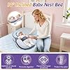BZ SUN Baby Lounger Pillow, Portable Rest Nest Baby Bed, Multi-Functional Infant Lounger, Soft Non-Slip, Comfortable and Breathable, Tummy Time #3