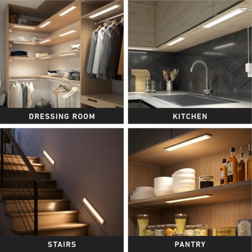 Image of artika Under Cabinet Lighting LED Light Bar - Dimmable, Ultra-Slim, Selectable Color Temperature, Plug-in Closet Light, 1100 Lumens, 22W, Energy Saving