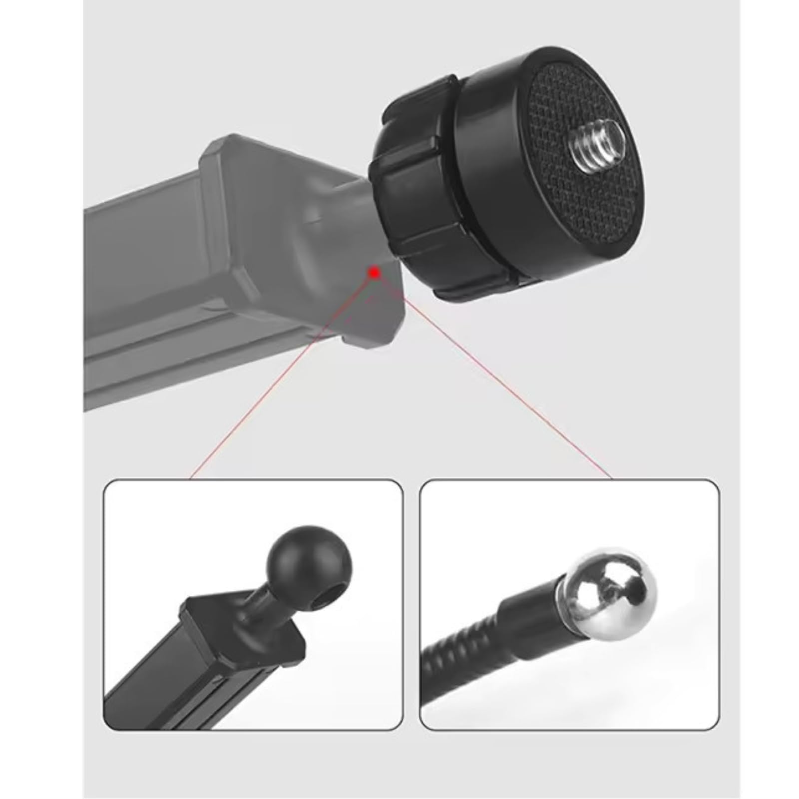 SATO⚾ページ Amazon | SELECOCO 1/4ネジ対応17mmボールヘッドジョイント