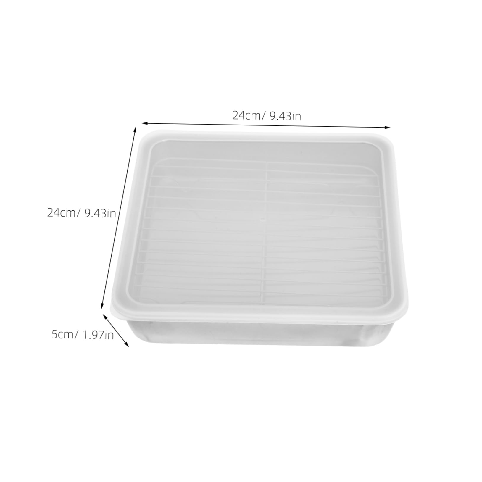 ORFOFE 1 Set Bbq Roasting Pan Grill Pans for Oven Rectangular Grill Basket Oven Bakeware Outdoor Grilling Pan Multi-purpose Grill Pan Bbq Roasting Accessories Bbq Grill Pan