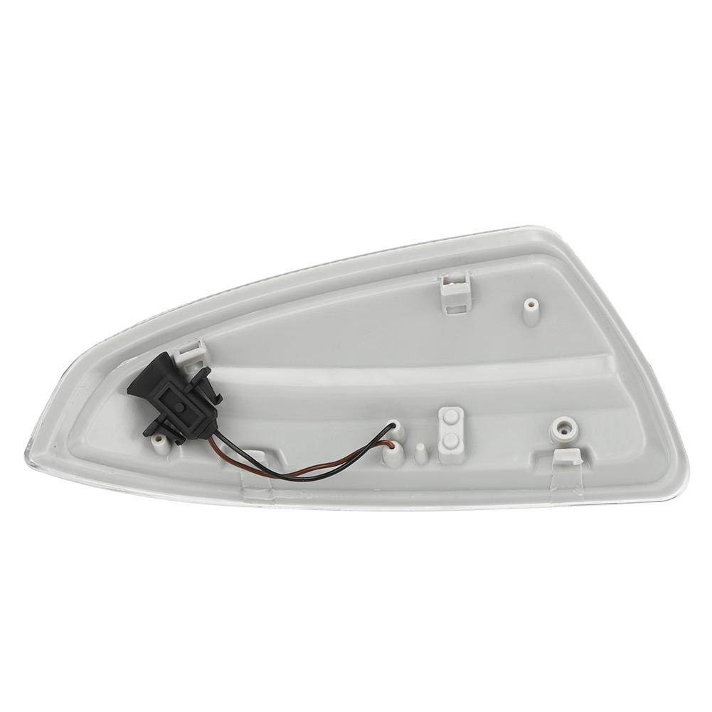 KIMISS Espejo retrovisor LED Luz de señal de 1 par Indicador de espejo de puerta Luz lateral Blub 2048200721 Apto para C-Class W204 2008-2010