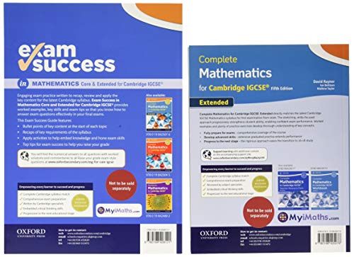 Complete Mathematics for Cambridge IGCSE® (Extended): Student Book & Exam Success Guide Pack